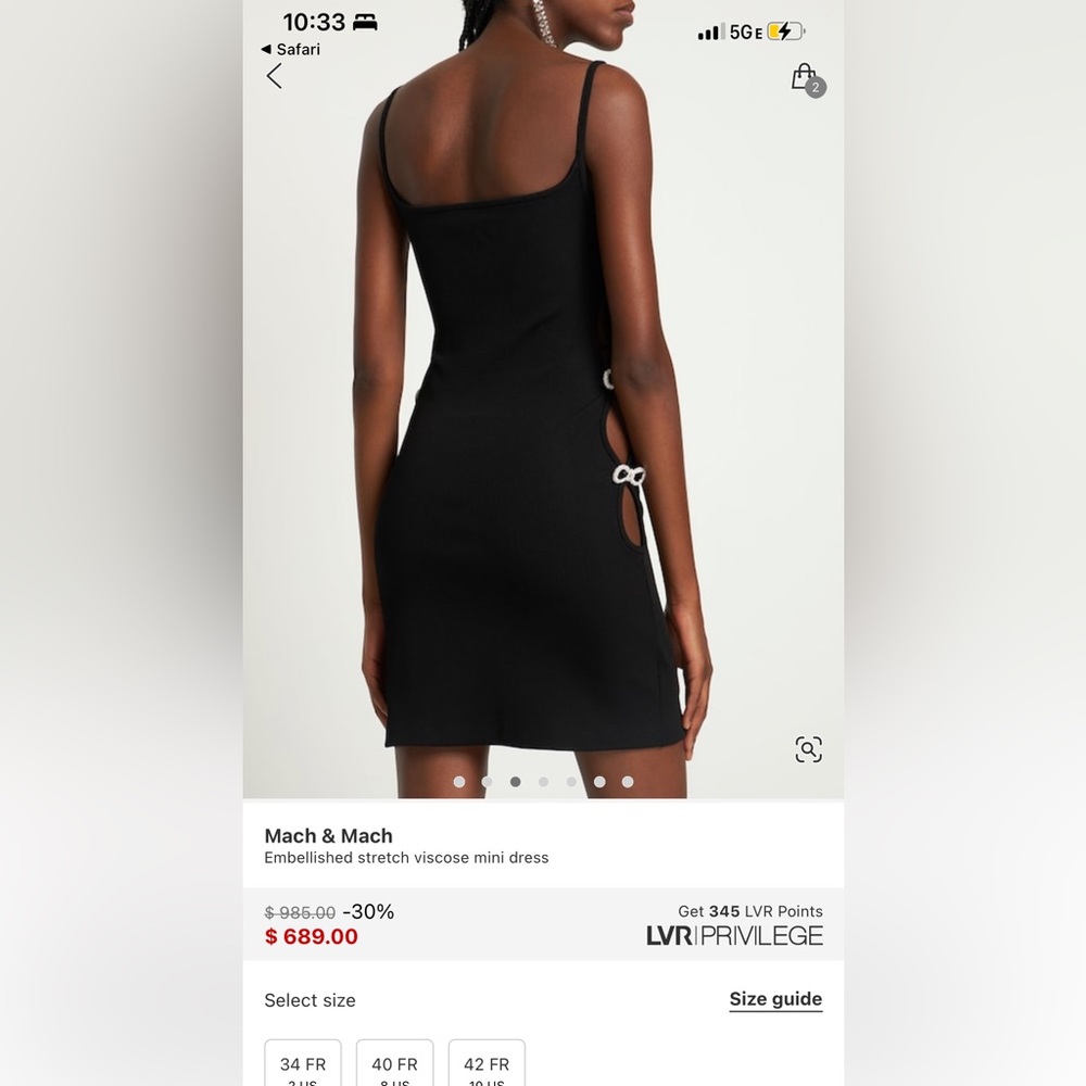 Mach & Mach shortened dress - Picture 5 of 10